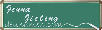 Fenna Gieling Visitenkarte